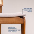 Kit Com 02 Cadeiras Madeira Maciça Estela Cabecasa Madeiraori