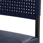 Kit Com 02 Cadeiras Para Sala De Jantar Madri Preto/azul