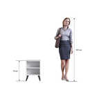 Kit Com 02 Mesas De Cabeceira 39cm Linha Cb Cbutl01 Completa