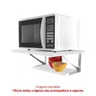 Kit Com 02 Prateleiras E Suportes Em Aço Kit 2 Z - Branco