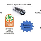 Kit Com 02 Prateleiras E Suportes Em Aço Kit 2 Z - Preto