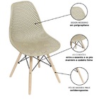 Kit Com 04 Cadeiras De Jantar Eames Colmeia Fendi