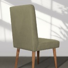 Kit Com 04 Cadeiras De Jantar Luna Suede Cappuccino - Meu Lar