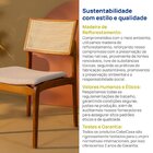 Kit Com 04 Cadeiras Madeira Maciça Estela Cabecasa Madeiraori