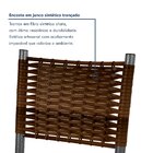 Kit Com 04 Cadeiras Mariana 100cm X 48cm X 39cm Prata /carval