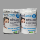 Kit Com 100 Máscaras Descartáveis Embaladas Individualmente P