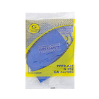 Kit Com 100 Uni Máscara Descartável Respirador Azul Pff2