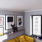 Kit Com 10 Barras Roda Teto Up233 Perfil De Poliestireno Home