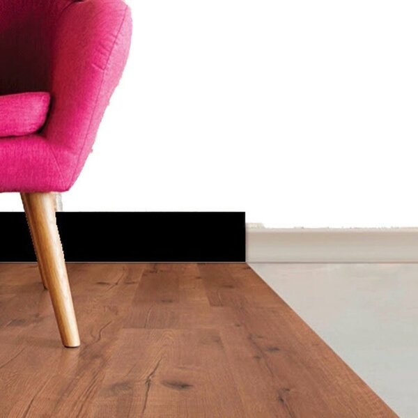 Kit Com 10 Barras Rodapé De Mdf 10cmx15mmx2,40m Guarnição Lis