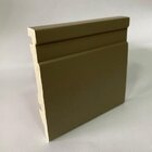 Kit Com 10 Barras Rodapé De Poliestireno 10cm X 15mm Frisado