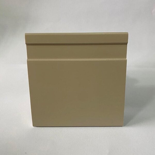 Kit Com 10 Barras Rodapé De Poliestireno 10cmx15mm Frisado Co