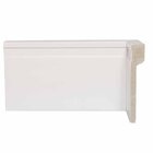 Kit Com 10 Barras Rodapé De Poliestireno 12cm X 15mm Sobrepor