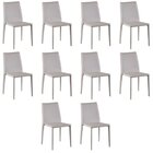 Kit Com 10 Cadeiras De Jantar Amanda Pvc