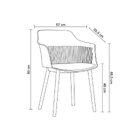 Kit Com 10 Cadeiras Para Sala De Jantar Marcela Preto