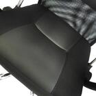 Kit Com 10 Cadeiras Presidente Em Tela Mesh Pel-8009 Preta