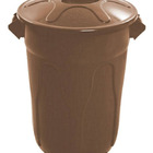 Kit Com 10 Cesto Lixeira Plastico Tipo Balde 20l Marca Jsn Ci