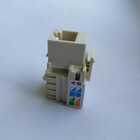 Kit Com 10-conector Fêmea Rj45 Keystone Cat5e Branco