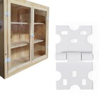 Kit Com 10 Dobradiças Mexicana - Branco