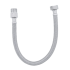 Kit com 10 Engates Flexível 40 Cm, Com Trama De Alumínio, 1/2