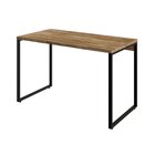 Kit Com 10 Escrivaninhas Kuadra 120cm Estilo Industrial  Carv