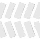 Kit Com 10 Espátulas Bolo Chantilly, Padaria, Confeitaria