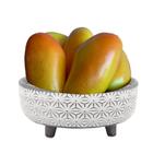 Kit Com 10 Frutas Artificiais Realistas De Manga Para Fruteir