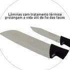 Kit Com 10 Jogos De Facas 9 Peças Preto Tramontina Plenus