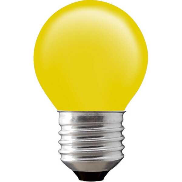 Kit Com 10 Lâmpadas Incadescente Color 220v - Amarela