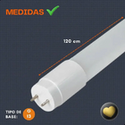 Kit com 10 Lâmpadas Tubulares LED T8 20W 120cm – Cor Vermelho