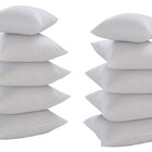 Kit Com 10 Refis De Almofada 55x55 Silicone Para Capas 50cm