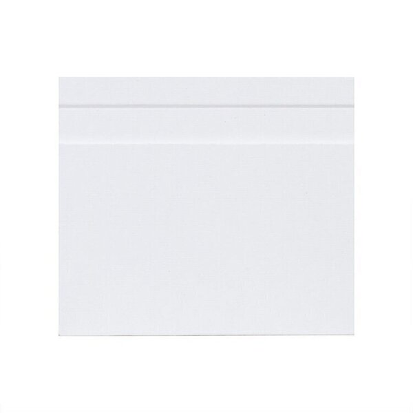 Kit Com 12 Rodapé Mdf 15cm X 10cm Suprema Branco