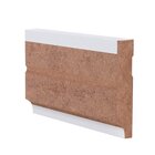 Kit Com 12 Rodapé Mdf 15cm X 7cm Suprema Branco