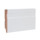Kit Com 12 Rodapé Mdf 15cm X 7cm Suprema Branco
