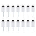 Kit com 14 Parafusos Autobrocantes 1/4"x65mm 14 Anilhas Cinza e 14 Calços de Fixação em PEAD para Telhas Onduclair Onduline