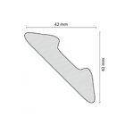 Kit Com 15 Barras Roda Teto Perfil De Poliestireno L45 Homest