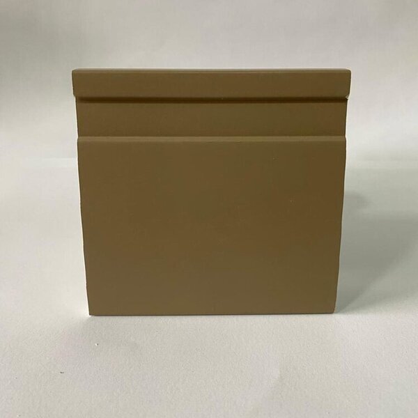 Kit Com 15 Barras Rodapé De Poliestireno 10cmx15mm Frisado Co