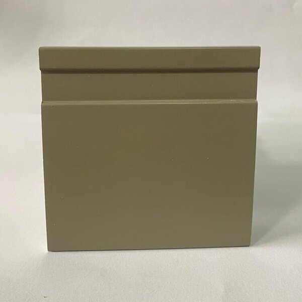 Kit Com 15 Barras Rodapé De Poliestireno 10cmx15mm Frisado Co