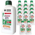 Kit Com 15 Unidades De Óleo 2 Tempos Castrol Stihl 500ml