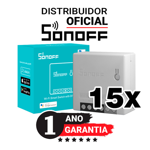 Kit Com 15 Unidades Sonoff Mini R2 (minir2)
