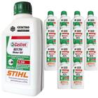 Kit Com 15un De Óleo 2t Stihl 500ml Para Motores Á Gasolina