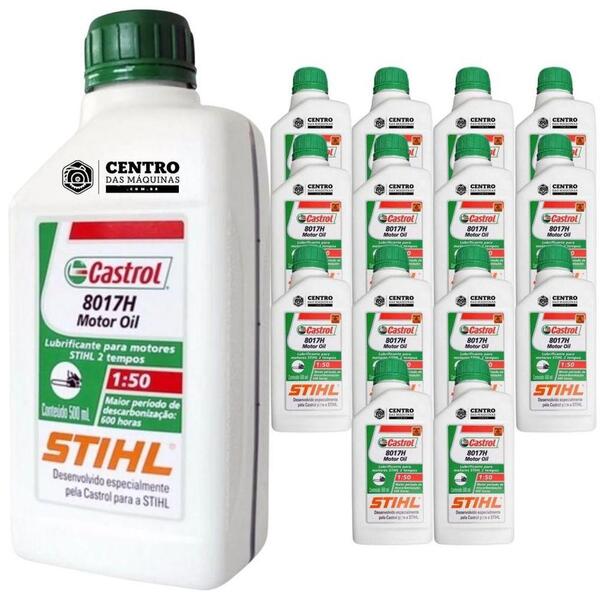 Kit Com 15un De Óleo 2t Stihl 500ml Para Motores Á Gasolina