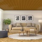 Kit Com 180 M² Forro De Pvc 8mm X 20cm X 3m Permatti Cerejeira