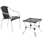 Kit Com 1 Cadeira Toquio 1 Mesa Baixa Colombia Para Área Exte