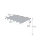 Kit Com 1 Escrivaninha Suspensa 80cm E 1 Prateleira Com 5 Nic