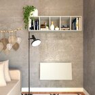 Kit Com 1 Escrivaninha Suspensa 80cm E 1 Prateleira Com 5 Nic