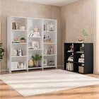 Kit Com 1 Estante Livreiro 11 Nichos Odelia E 1 Estante Multi