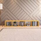 Kit Com 1 Estante Livreiro 11 Nichos Odelia E 2 Estantes Modu