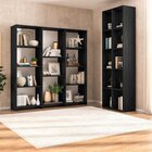 Kit Com 1 Estante Livreiro 11 Nichos Odelia E 2 Estantes Modu