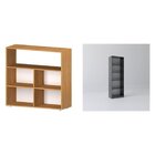 Kit Com 1 Estante Livreiro 5 Nichos Montreal E 1 Estante Mult