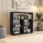 Kit Com 1 Estante Livreiro 5 Nichos Montreal E 1 Estante Mult